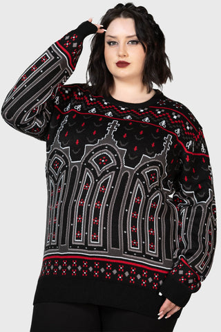 Devil on my Back Sweater - Killstar