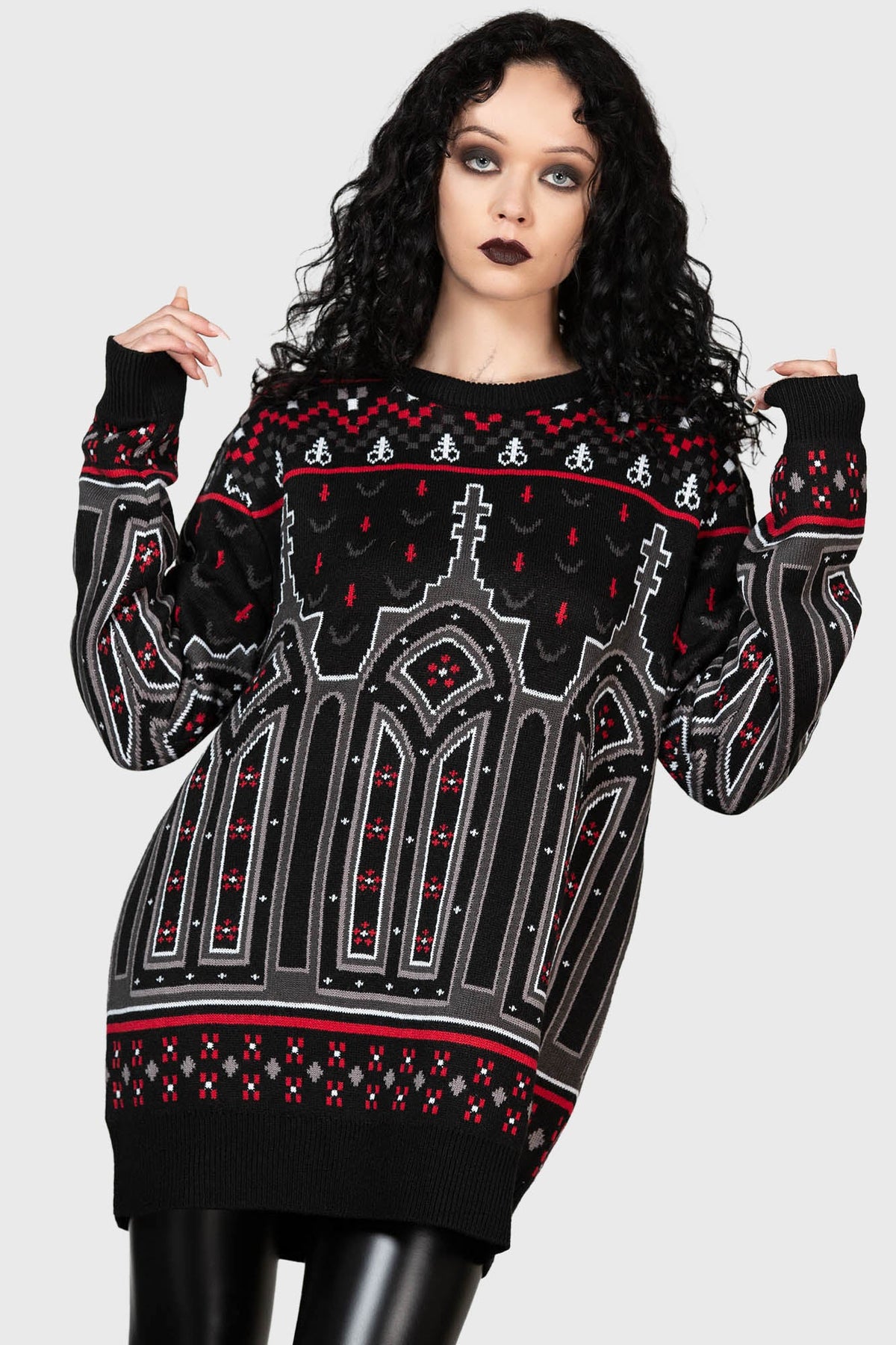 Devil on my Back Sweater - Killstar