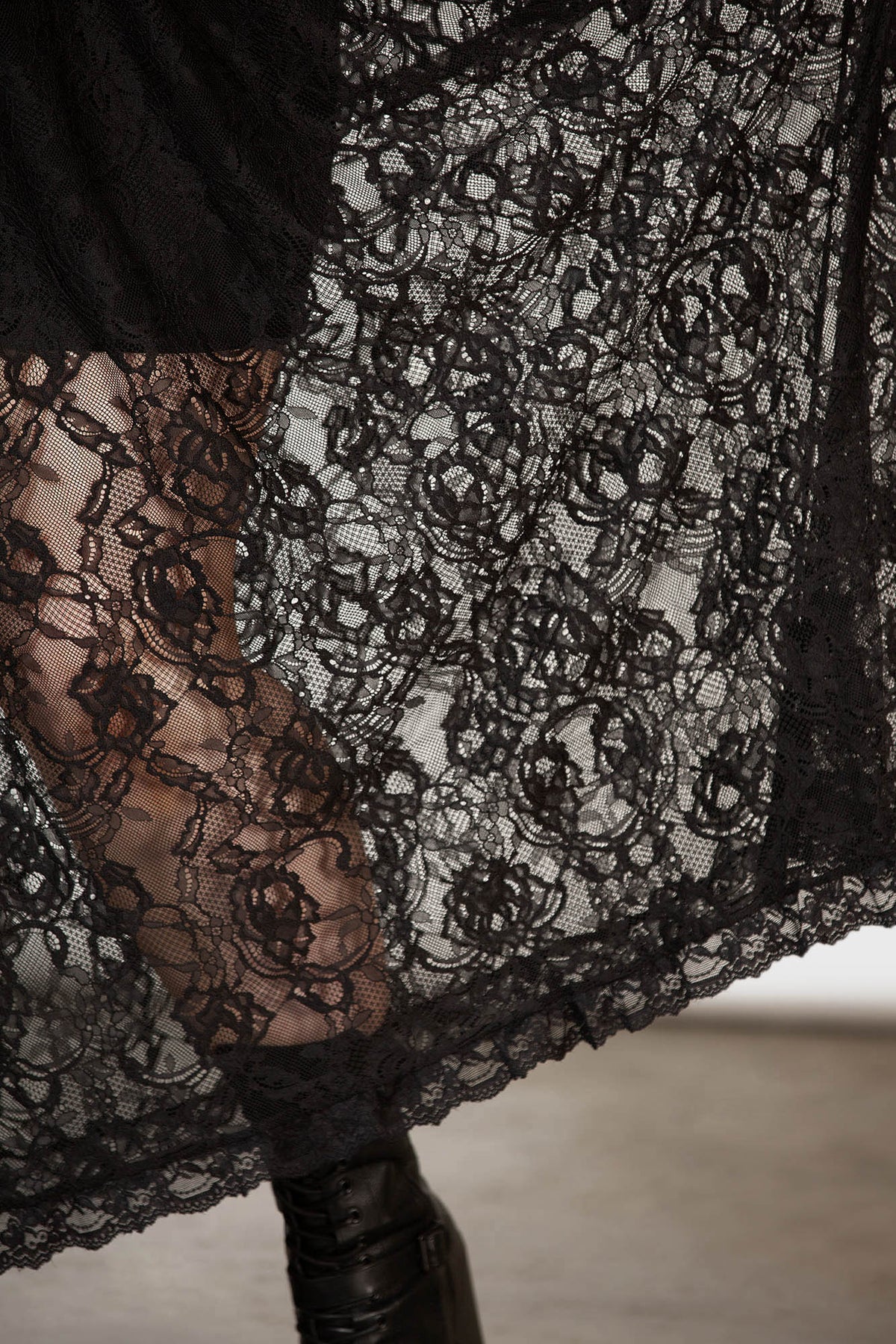 Enmity Lace 2 Layer Maxi Dress - Killstar