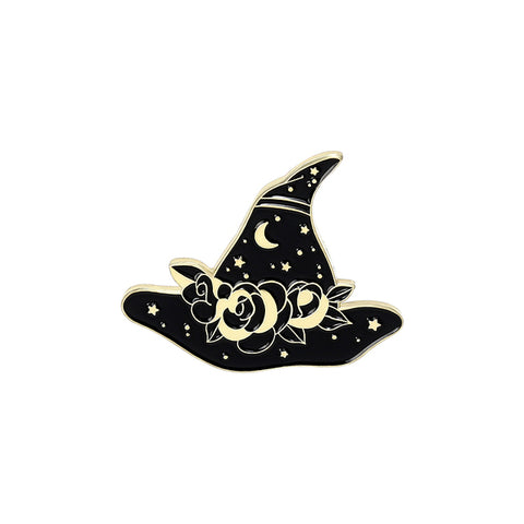 Witchy Hat Enamel Pin Badge
