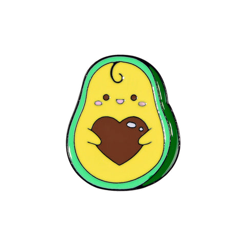 Avocado Love Enamel Pin Badge