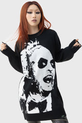 Ghost With The Most Intarsia Sweater - Killstar x Beetlejuice