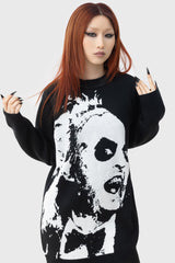 Ghost With The Most Intarsia Sweater - Killstar x Beetlejuice