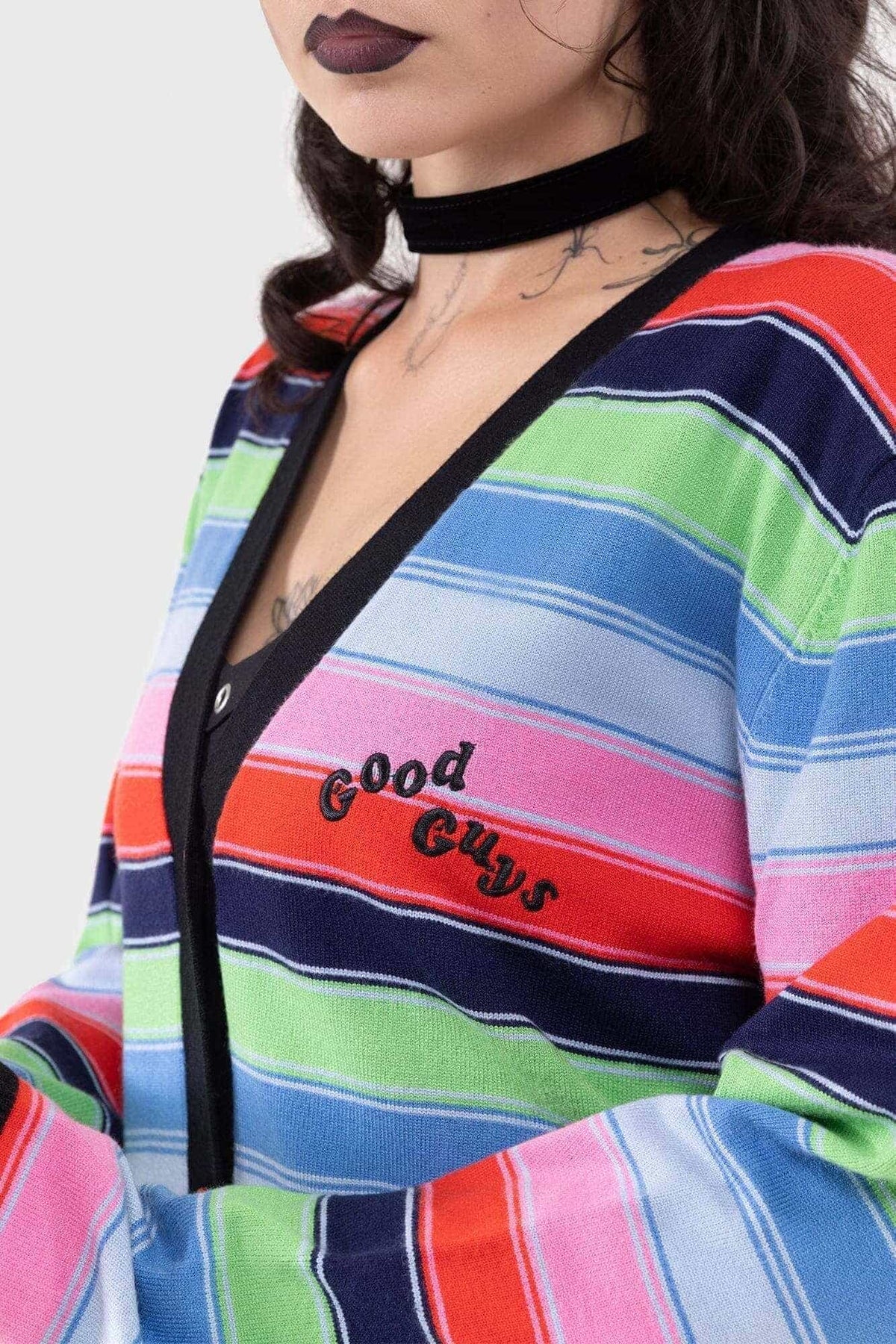 Good Guys Finish Last Cardigan - Killstar x Chucky