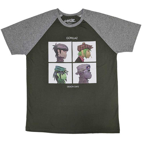 Gorillaz Demon Days Raglan T-Shirt