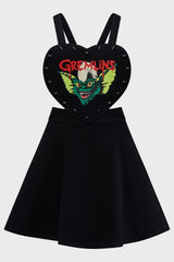 Gremlin Stripe Pinafore - Killstar x Gremlins