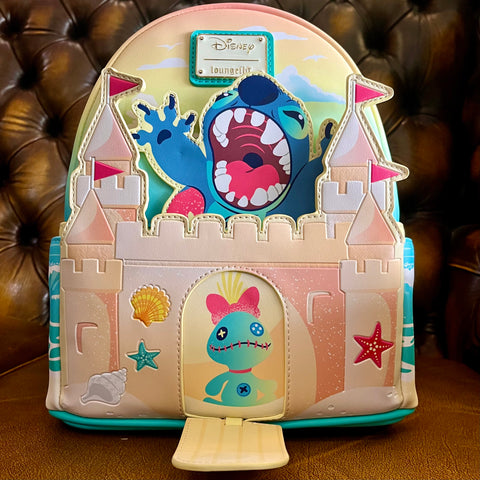 Lilo & Stitch Sandcastle Beach Surprise Mini Backpack - Loungefly