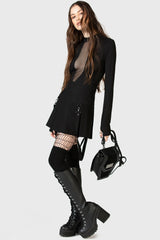 Merely A Madness Mini Skirt - Killstar
