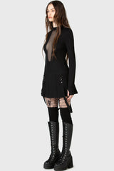 Merely A Madness Mini Skirt - Killstar