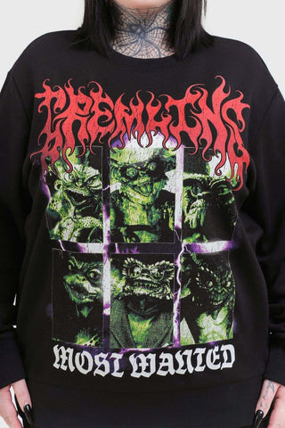 Most Wanted Sweatshirt - Killstar x Gremlins