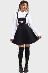 Naughty Grizzly Pinafore Dress - Killstar x Gloomy Bear