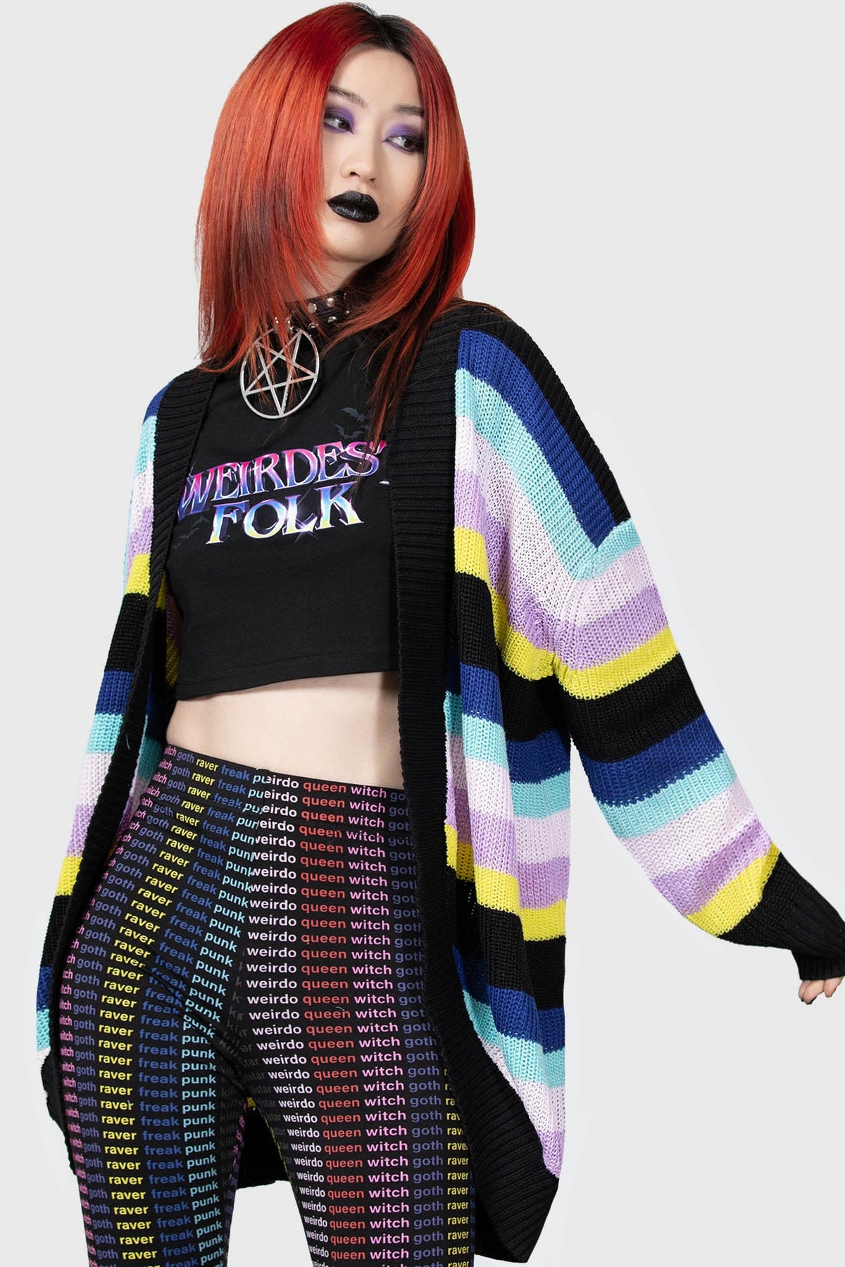 Neon Rainbow Cardigan - Killstar [Last Available]
