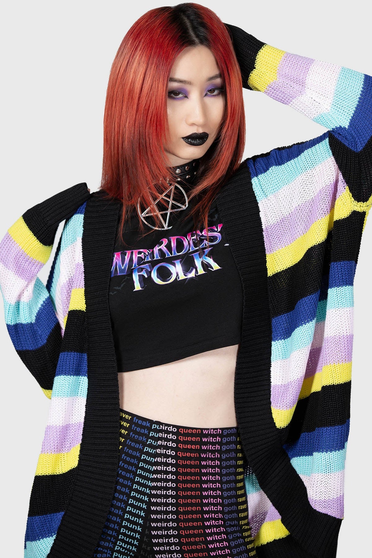 Neon Rainbow Cardigan - Killstar [Last Available]
