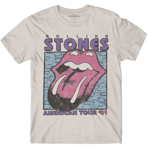 The Rolling Stones American Tour Map T-Shirt
