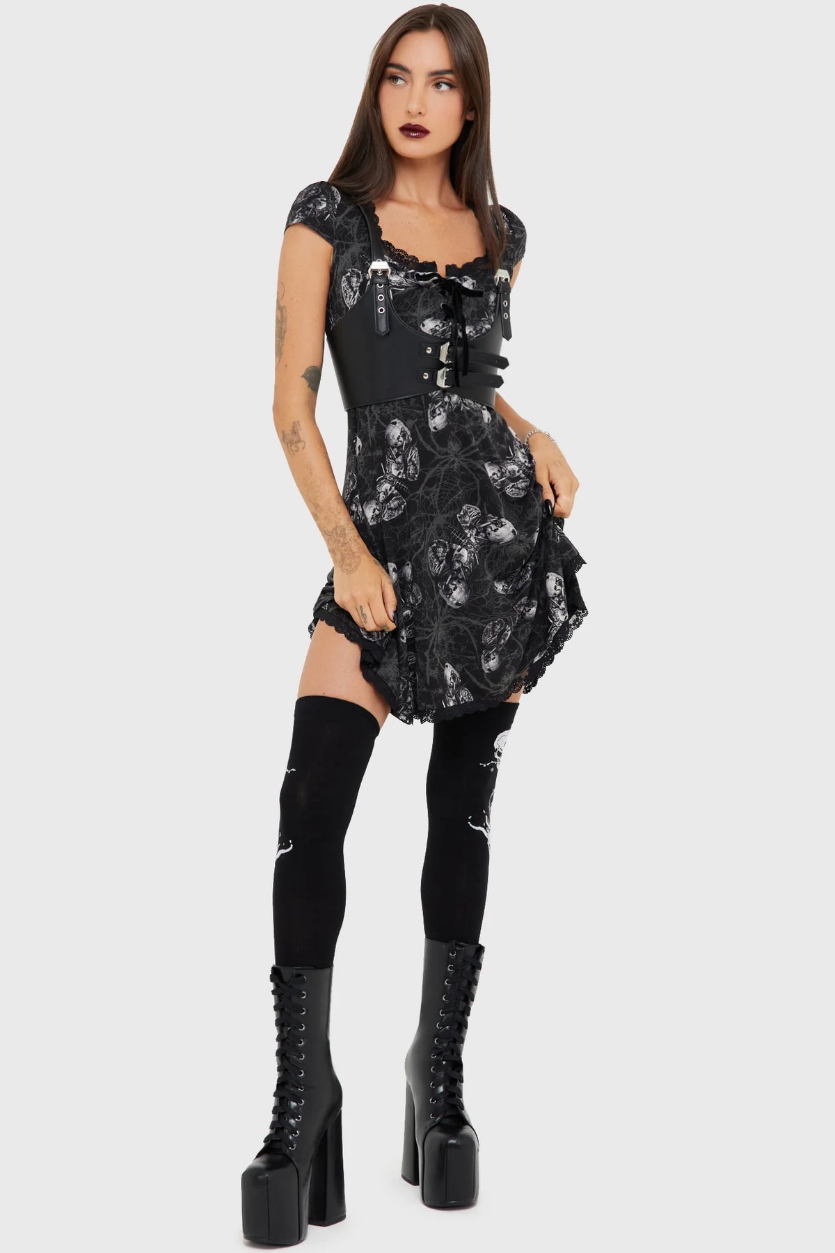 Spidrasica's Web Mini Dress - Killstar