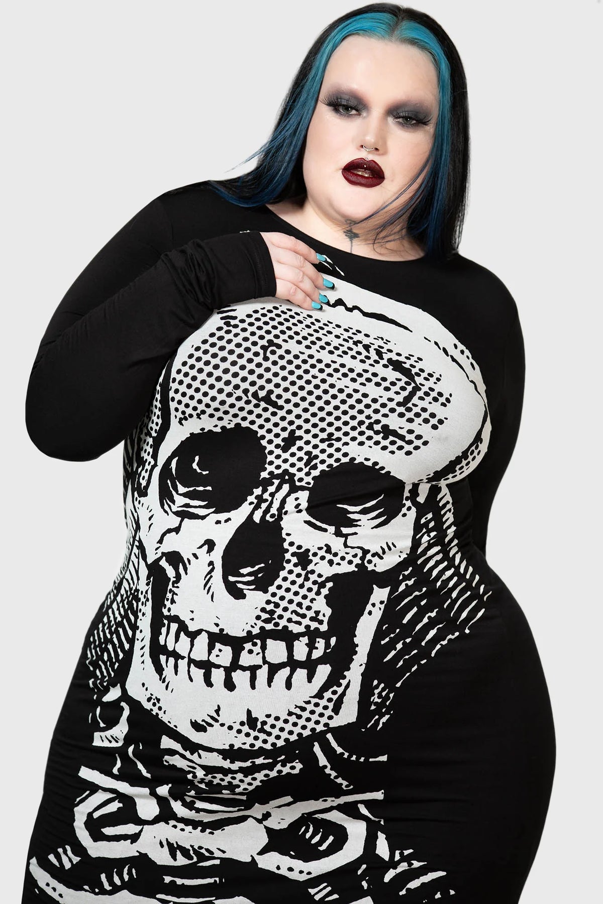 Spine Chilling Maxi Dress - Killstar