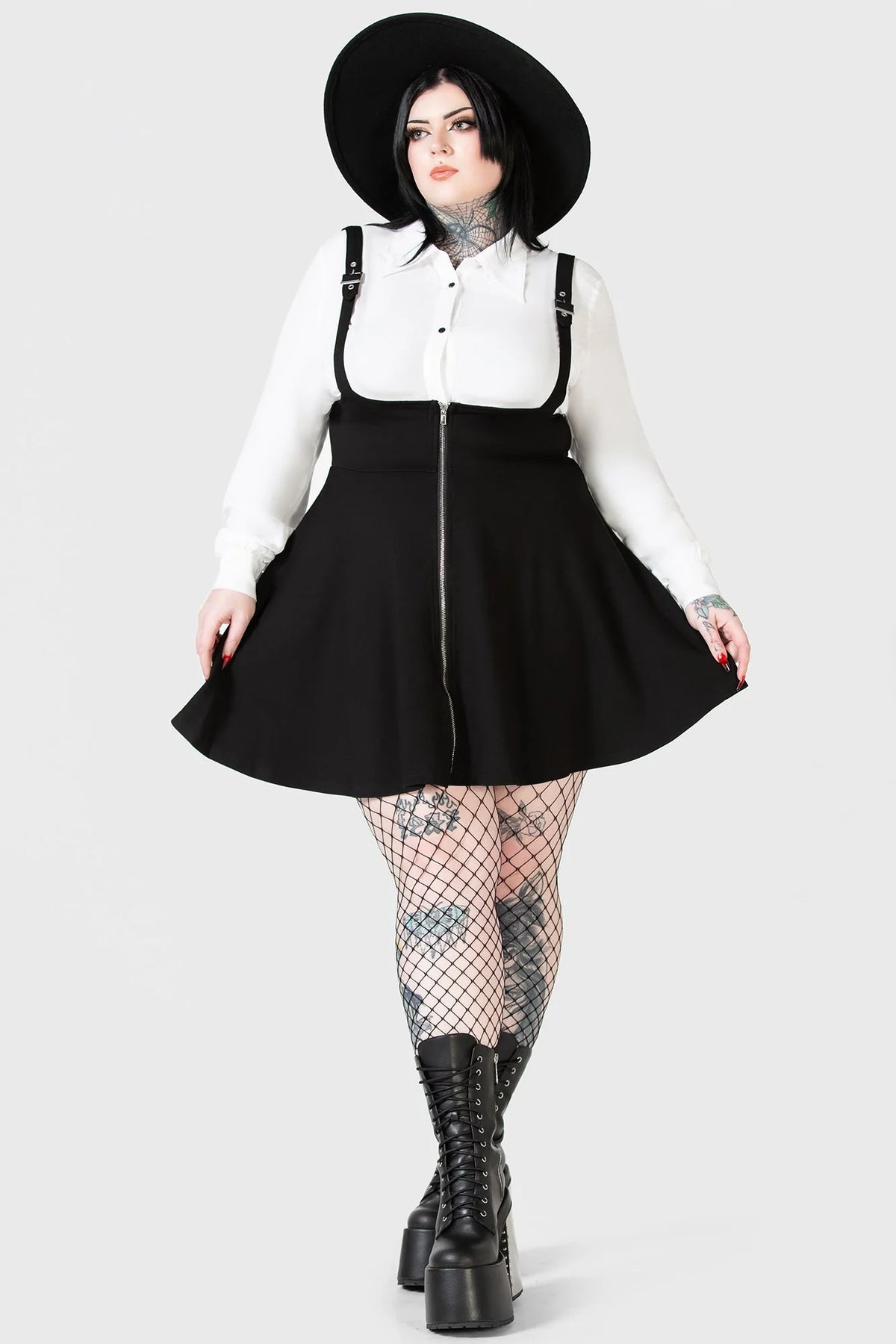 Suspend Me Statement Skirt - Killstar