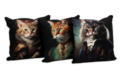 Cat Head Cushion -  La Reine