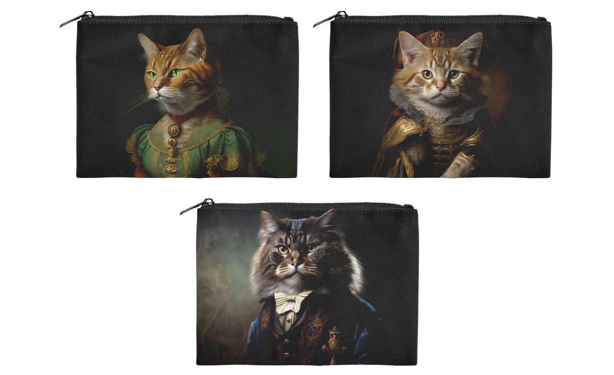 Regal Cats - Makeup Bag