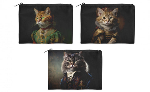 Regal Cats - Makeup Bag