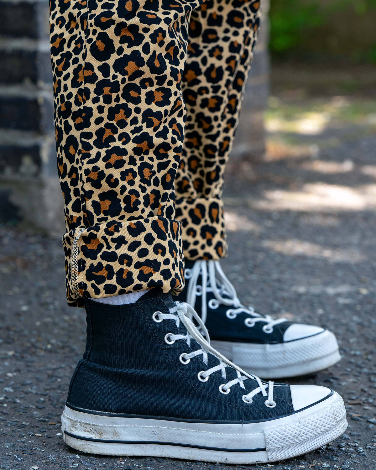 Classic Leopard Stretch Dungarees - Rebel Romance