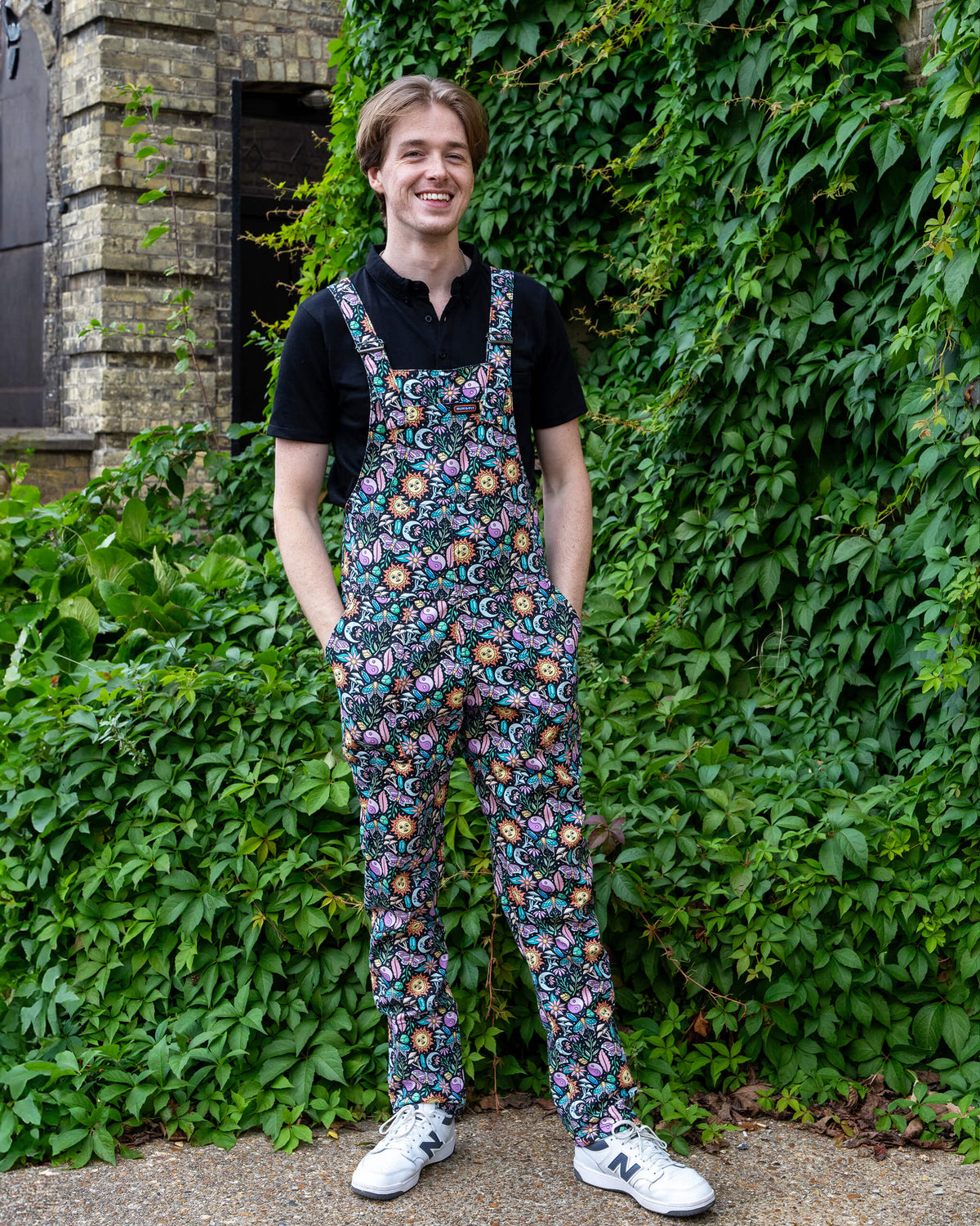 Boho Summer Stretch Twill Dungarees - Run & Fly