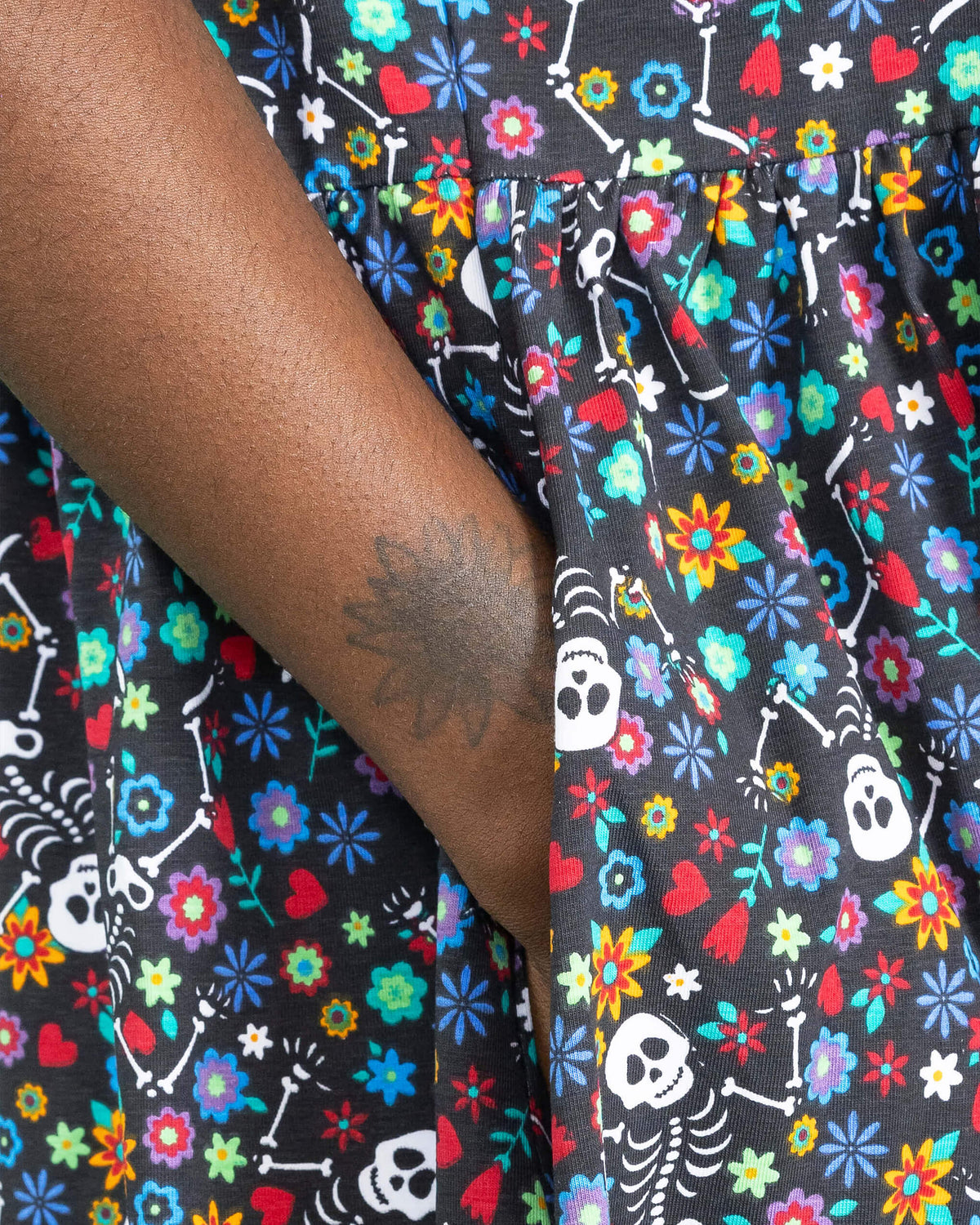 Boogie Bones Oversized Smock Dress - Run & Fly