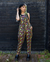 Bewitched Stretch Twill Dungarees - Run & Fly