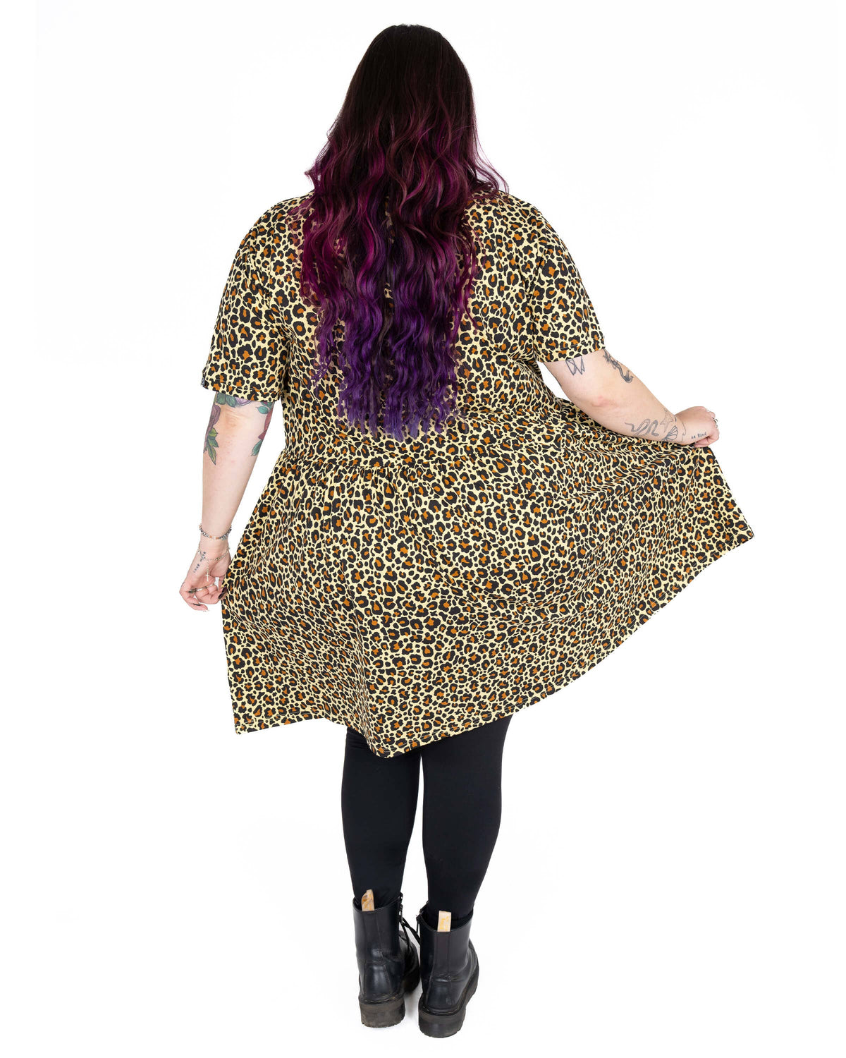 Classic Leopard Stretch Smock Dress - Rebel Romance