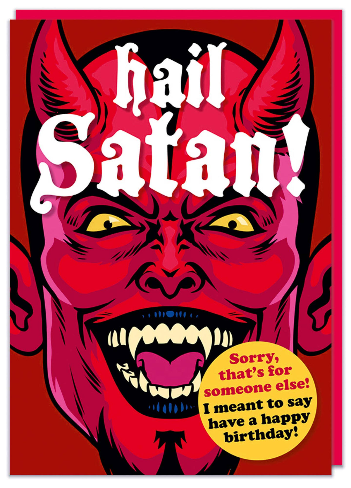Hail Satan Greeting Card