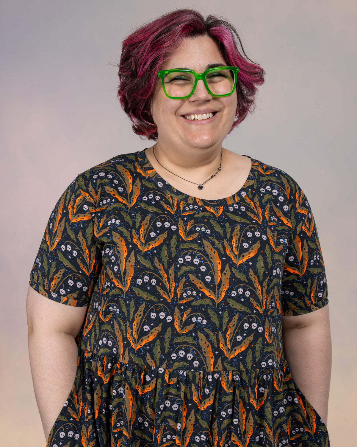 Poison and Plants Oversized Smock Dress - Run & Fly