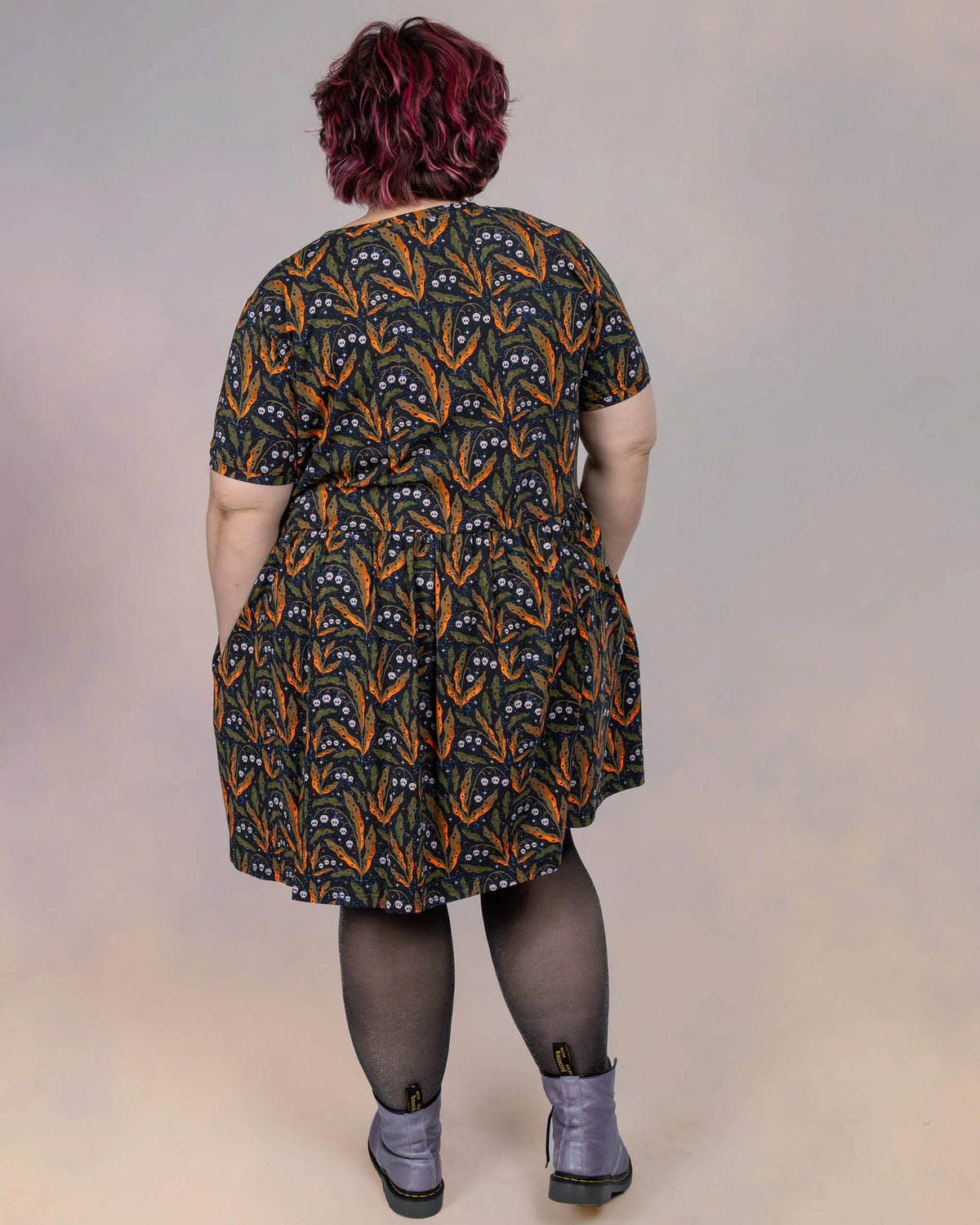 Poison and Plants Oversized Smock Dress - Run & Fly