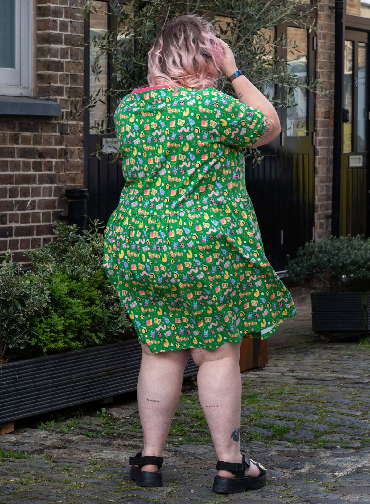 Rebel Romance x Dipstick Store Bugs Stretch Smock Dress