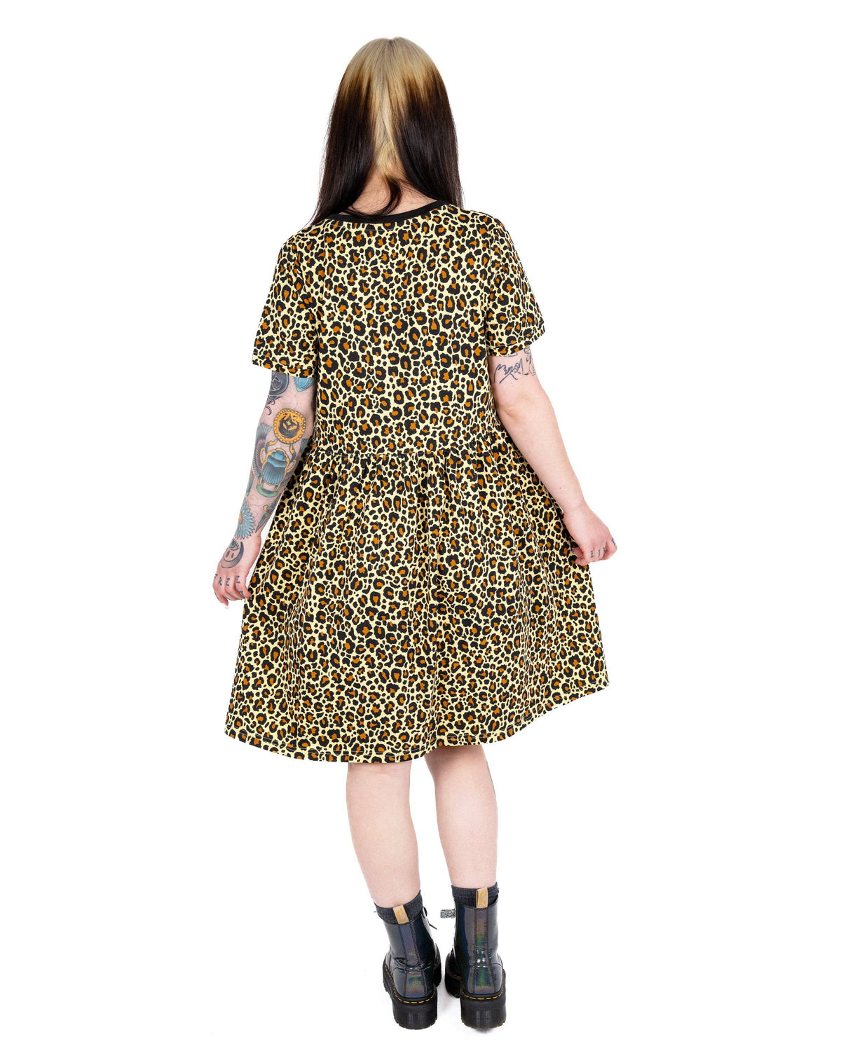 Classic Leopard Stretch Smock Dress - Rebel Romance