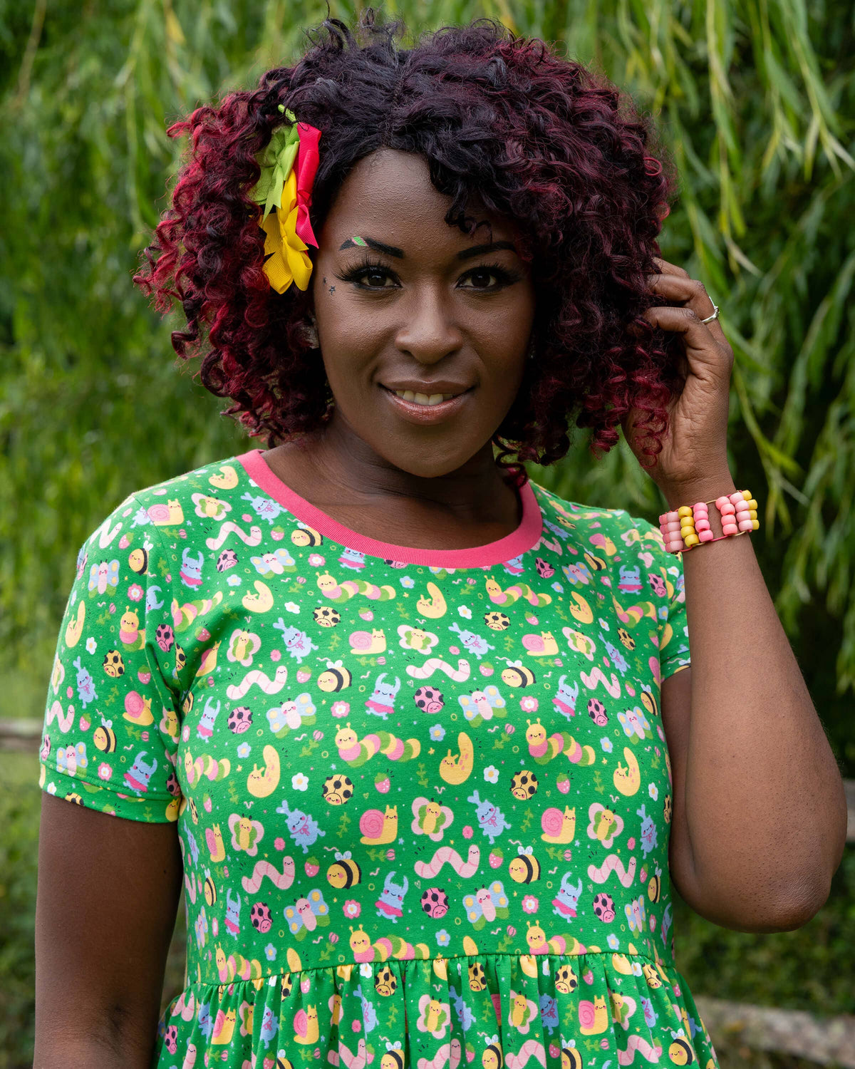 Rebel Romance x Dipstick Store Bugs Stretch Smock Dress