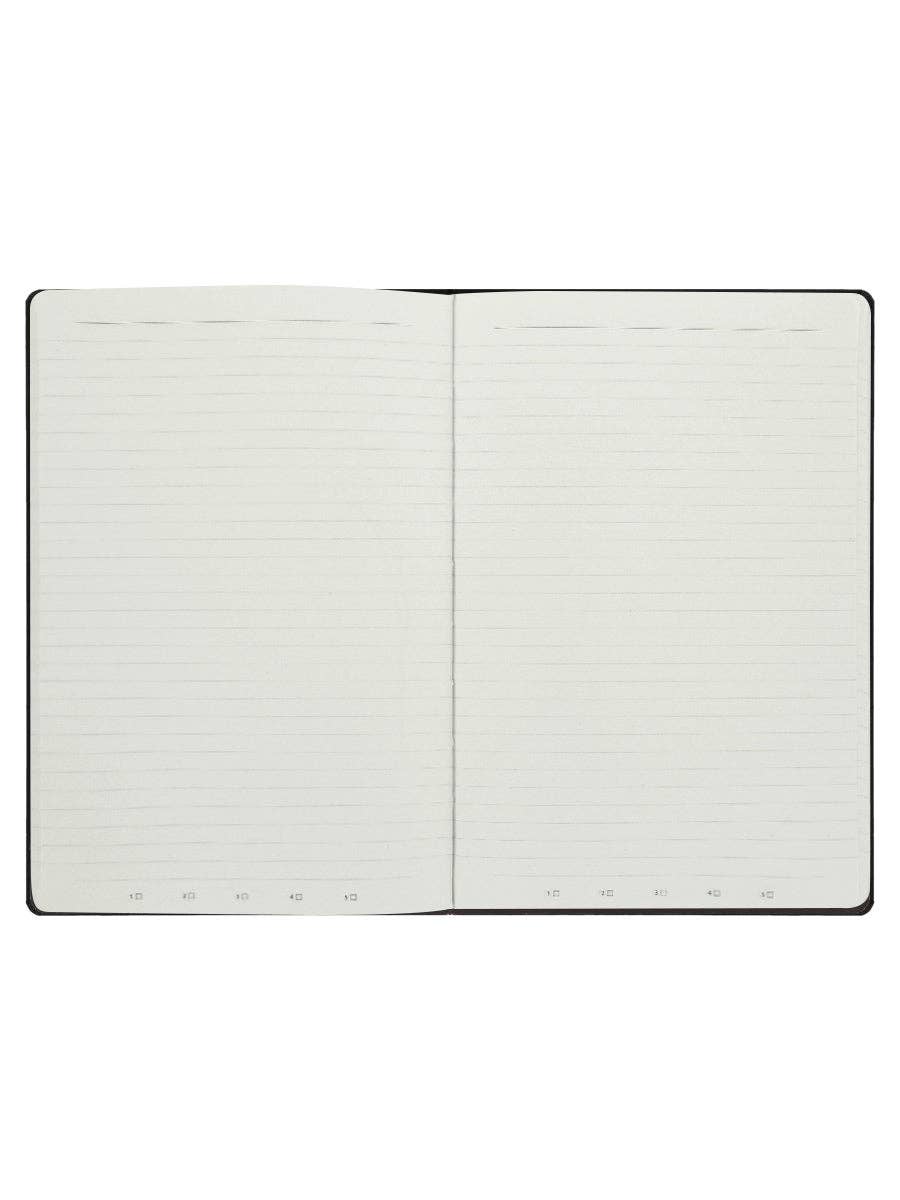 Death Head Moth Black A5 Hard Cover Notebook