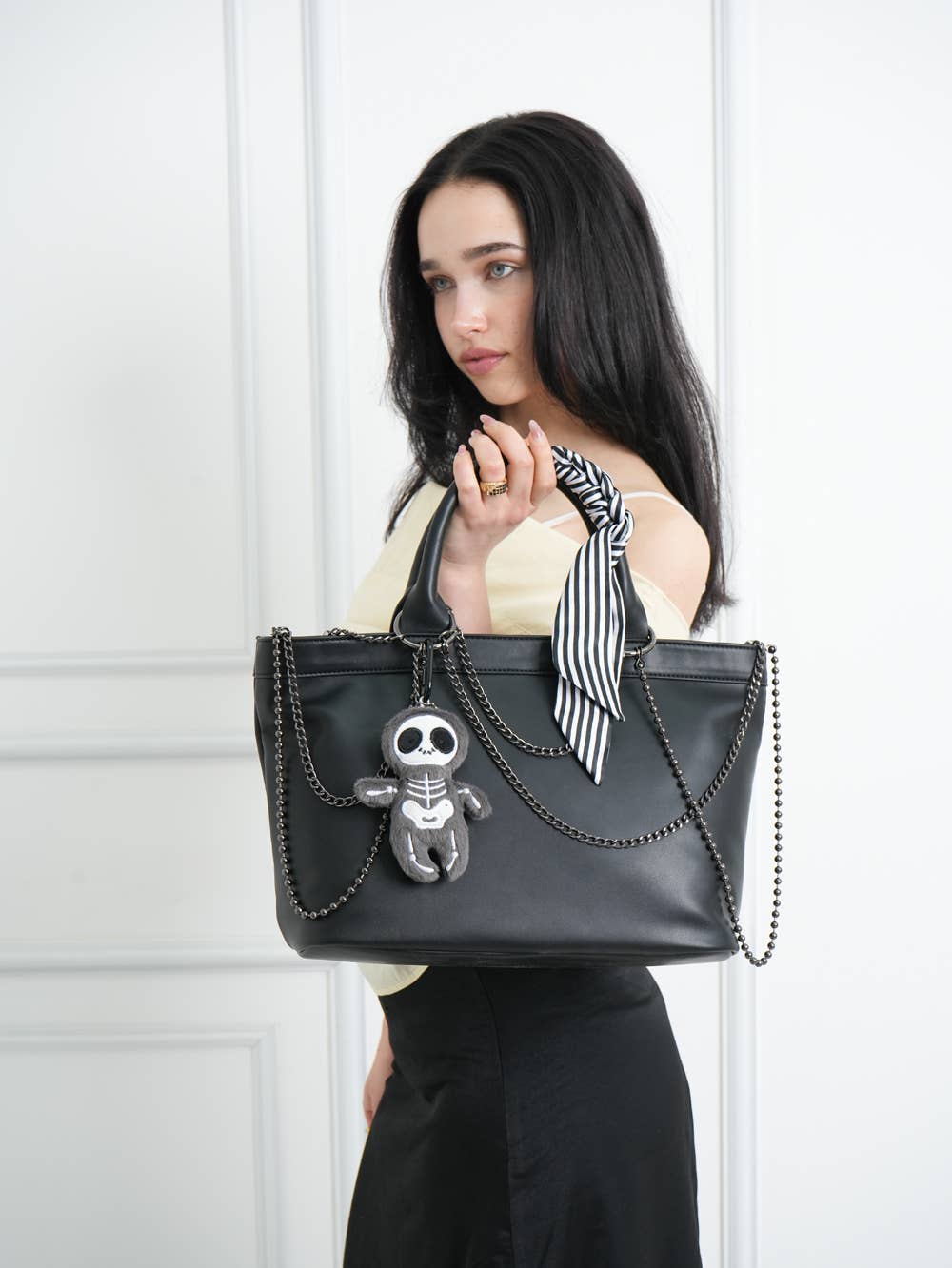 Layered Chain Tote Bag