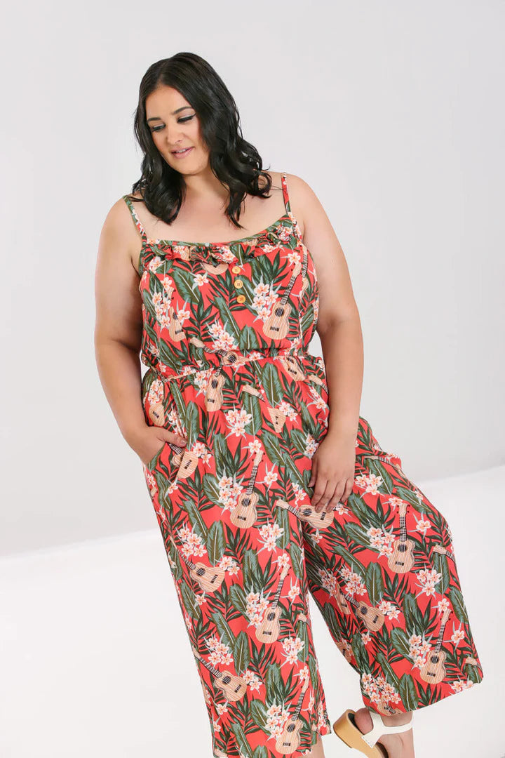 Ukulele Jumpsuit - Hell Bunny