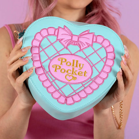 Polly Pocket Heart Crossbody Handbag - Cakeworthy [Last Available]  **See missing zipper pull