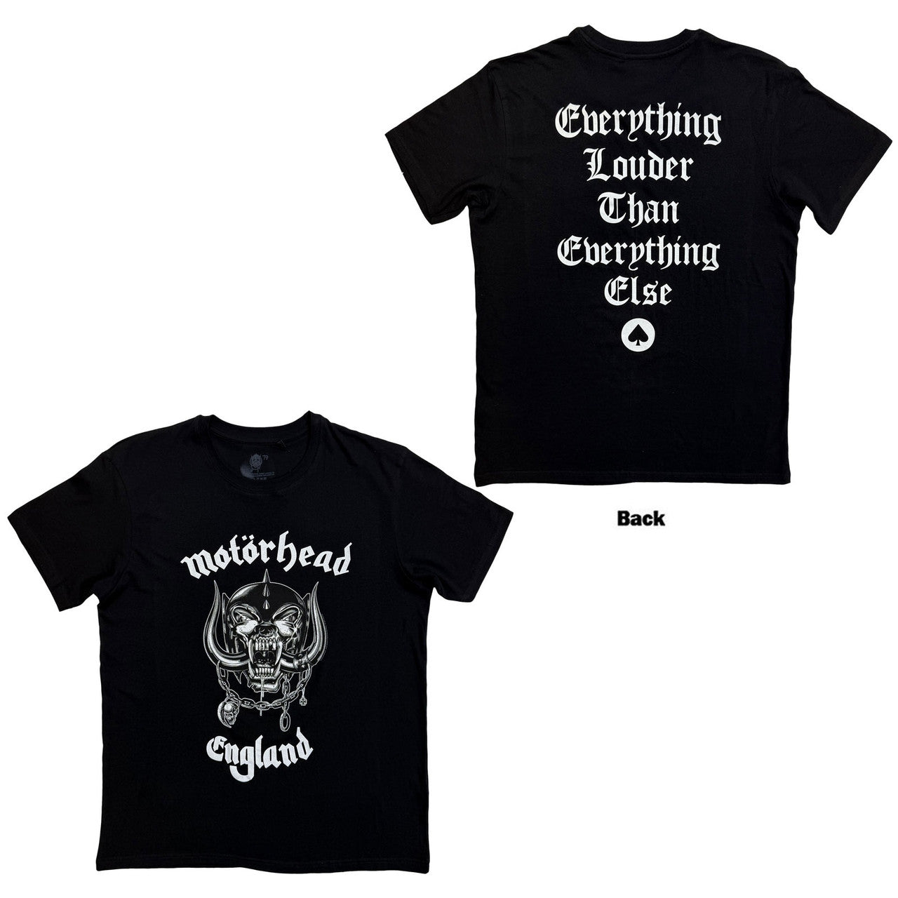 Motorhead Back Print T-Shirt
