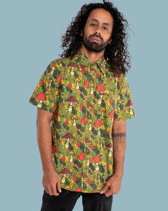 Mushroom Bois Short Sleeve Shirt - Run & Fly