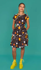 Katie Abey Solar Witch Stretch Belted Tea Dress with Pockets - Run & Fly