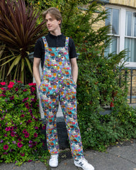 Spooky Stuff Stretch Twill Dungarees - Run & Fly