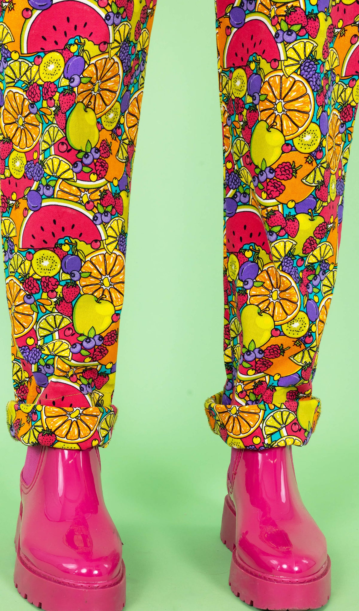 Tutti Frutti Stretch Twill Dungarees - Run & Fly