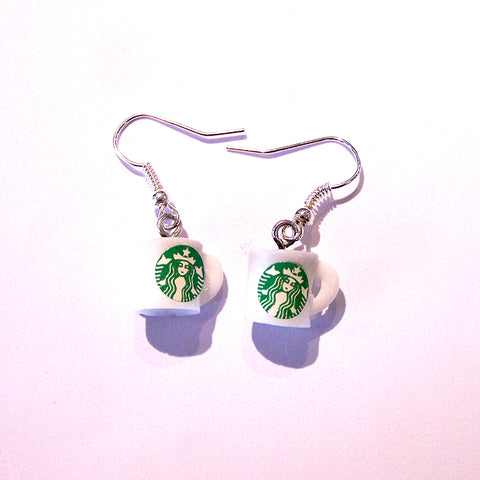 Mini Coffee Mug Earrings