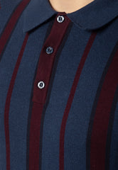 Marmot Blue Knit Polo - Merc