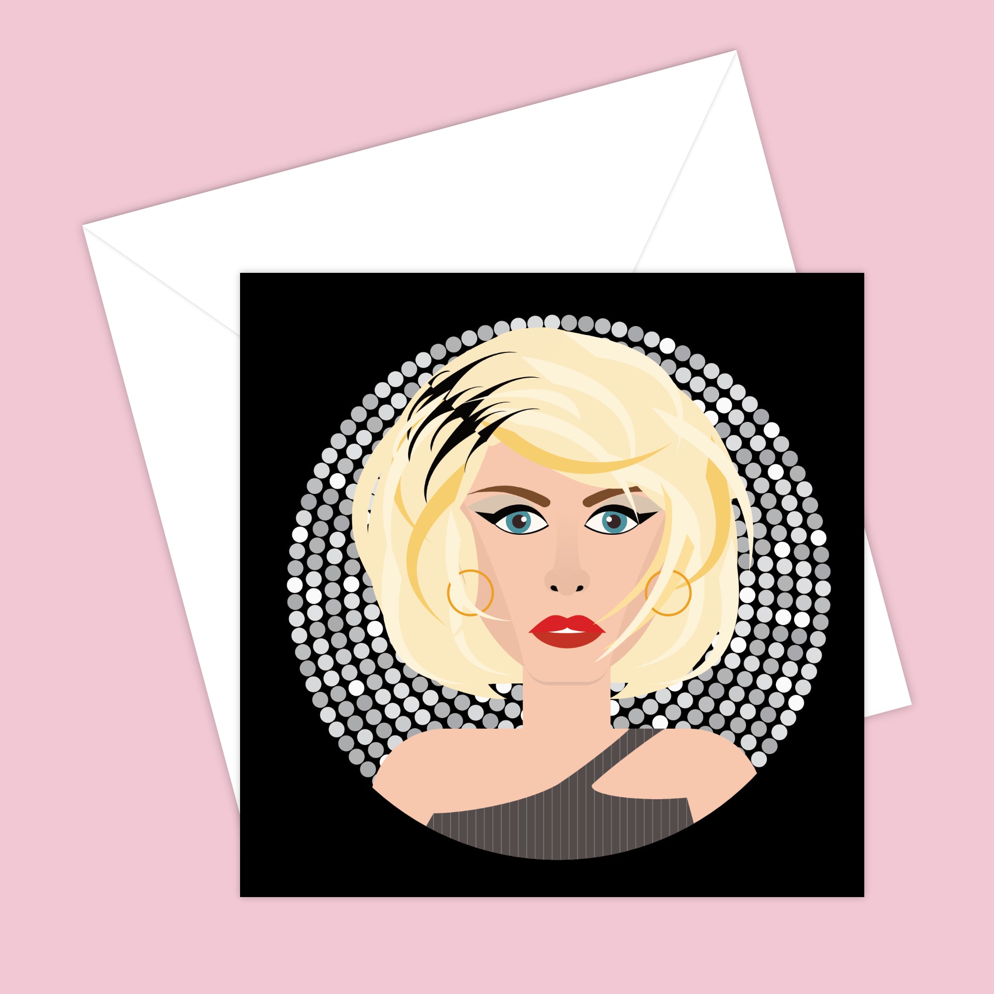 Blondie/ Debbie Harry Blank Greeting Card - Munchquin (Last Available)