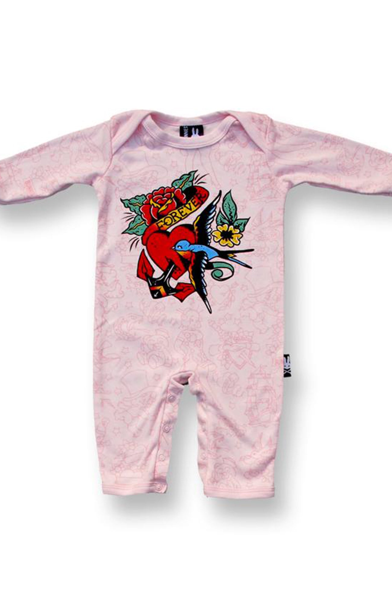 Forever Flash Baby Playsuit Pink - Six Bunnies (Last Available)