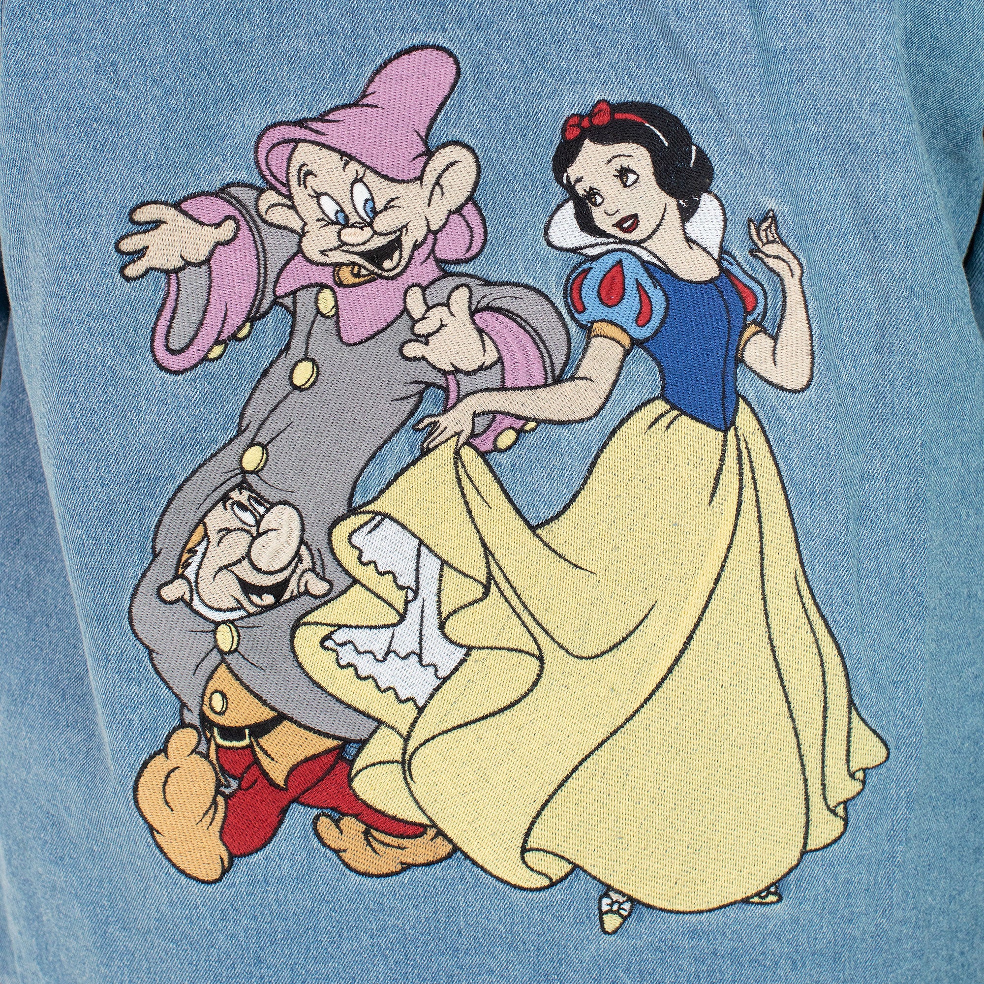 Snow White and the Seven Dwarves Anniversary Denim Jacket - Cakeworthy