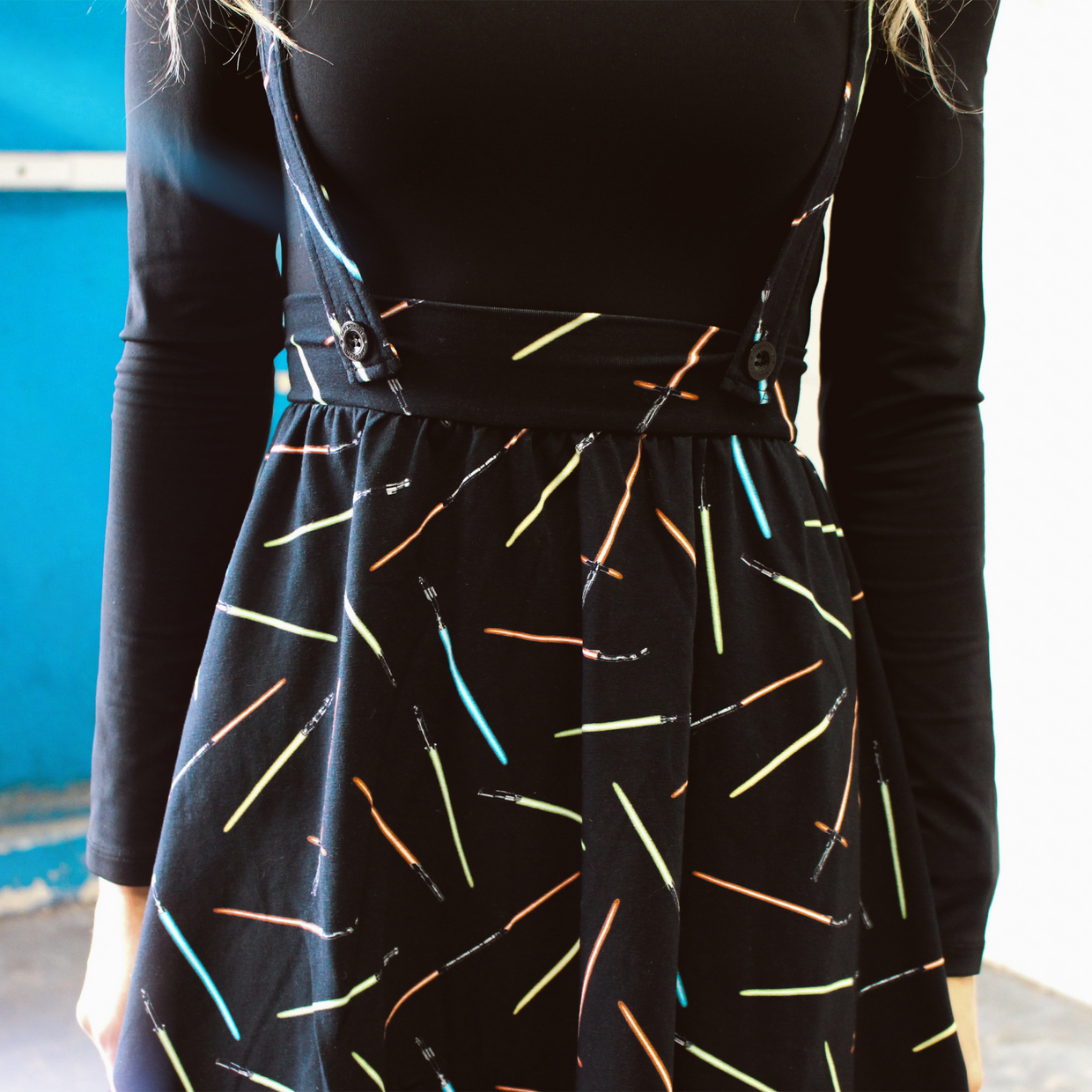 Lightsaber Overall Skirt - Cakeworthy